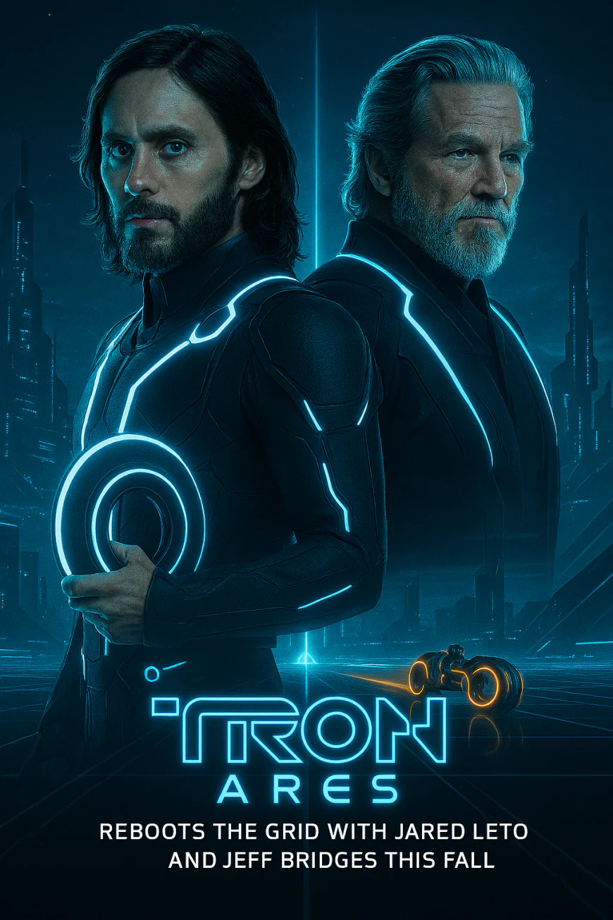 TRON: Ares Reboots the Grid with Jared Leto and Jeff Bridges This Fall